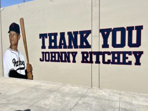 JOHNNY RITCHEY IS THE FIRST AFRICAN AMERICAN BASEBALL PLAYER TO